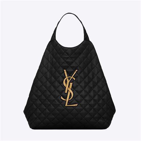 ysl quilted shopping bag|YSL quilted shoulder bag.